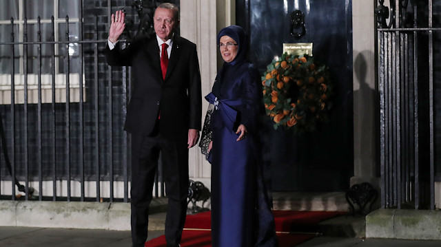 Cumhurbaşkanı Erdoğan ve eşi Emine Erdoğan.