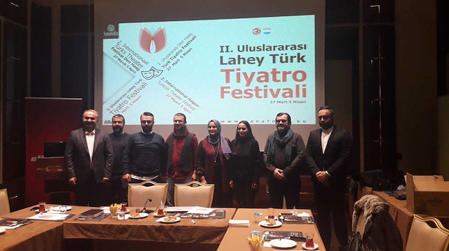 2. Uluslararası Lahey Türk Tiyatro Festivali'nın duyurusu düzenlenen basın toplantısı  yapıldı.
