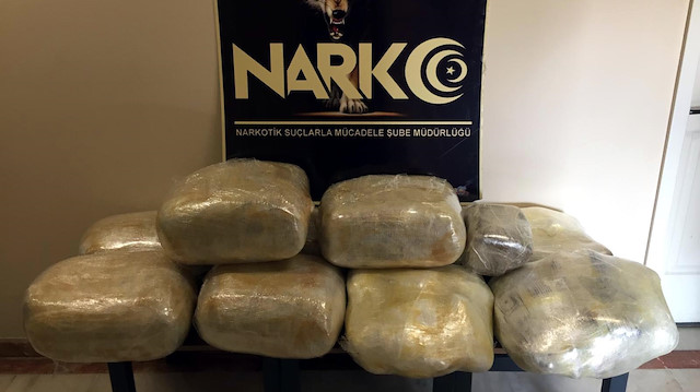 Police on Friday seized 121 kilograms (267 pounds) drugs