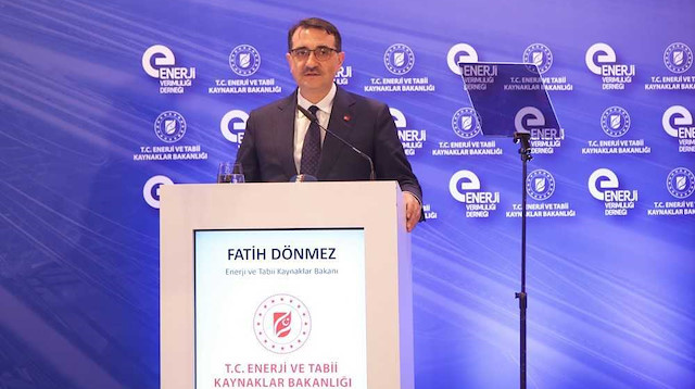 Enerji ve Tabii Kaynaklar Bakanı Fatih Dönmez.