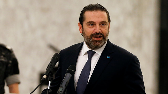  Lebanon's caretaker Prime Minister Saad al-Hariri