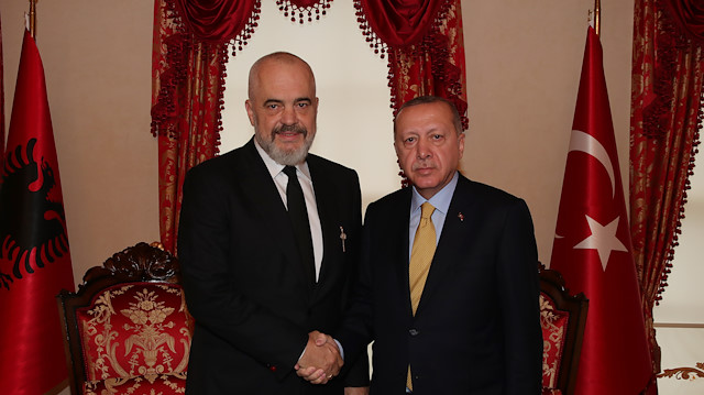 أردوغان يلتقي رئيس وزراء ألبانيا في إسطنبول