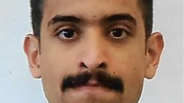 Royal Saudi Air Force 2nd Lieutenant Mohammed Saeed Alshamrani, airman accused of killing three people at a U.S. Navy base in Pensacola, Florida, is seen in an undated military identification card photo released by the Federal Bureau of Investigation December 7, 2019. FBI/Handout via REUTERS. THIS IMAGE HAS BEEN SUPPLIED BY A THIRD PARTY. THIS PICTURE WAS PROCESSED BY REUTERS TO ENHANCE QUALITY. AN UNPROCESSED VERSION HAS BEEN PROVIDED SEPARATELY.

