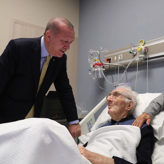 Cumhurbaşkanı Erdoğan hasta ziyaretlerinde bulundu