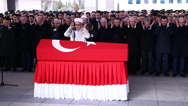Şehit Yıldırım, Ankara'da son yolculuğuna uğurlandı. 