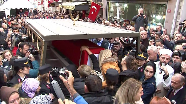 Bomba imha uzmanı şehit Esra Çevik için cenaze töreni düzenlendi.