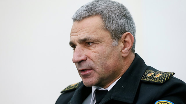 Vice Admiral Ihor Voronchenko, commander of the Ukrainian Navy