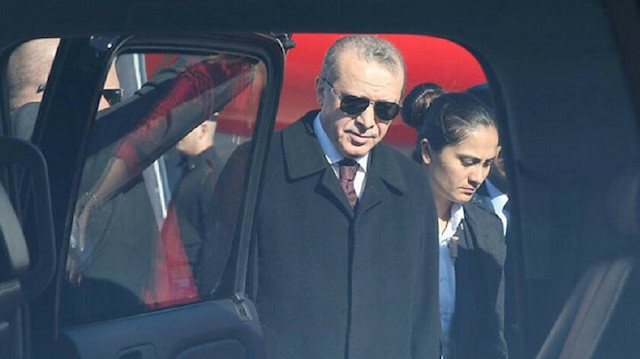 File photo: President Recep Tayyip Erdoğan will test-drive the first prototype of the car on Dec. 14