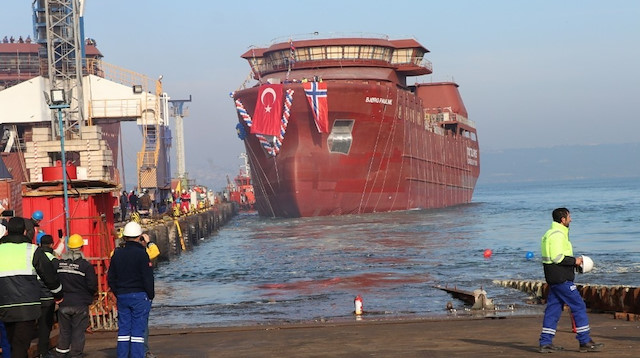 Norveç merkezli Nordlaks firması için inşa edilen canlı balık taşıma gemisi.