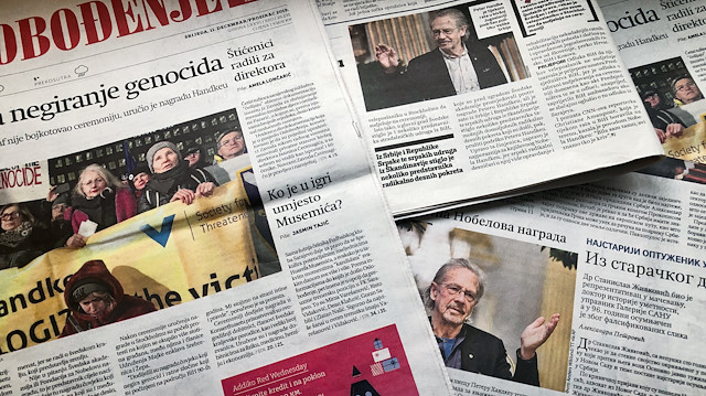 Bosnian newspapers react to Peter Handke's Nobel Prize  