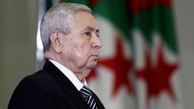 Algerian upper house chairman Abdelkader Bensalah