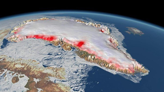 Grönland'de büyüt tehdit: 7 kat hızlı eriyor