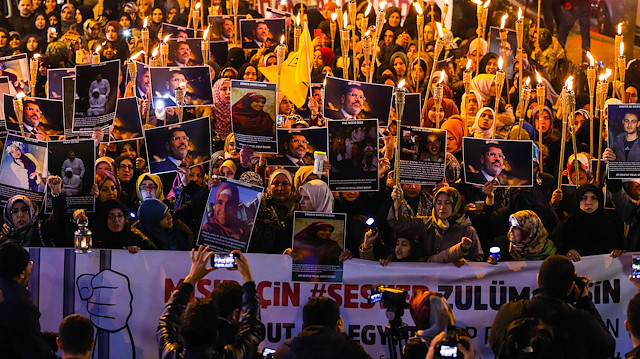 Turkey hosts rally for Egyptian prisoners  
