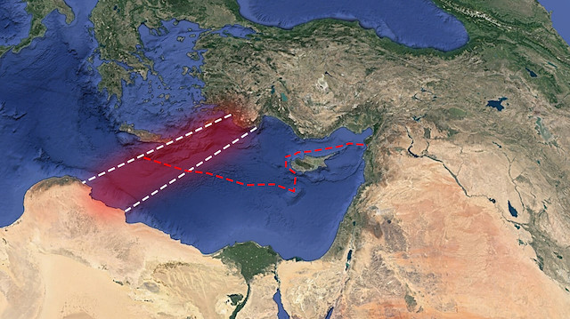 Türkiye ile Libya Deniz Sınırı