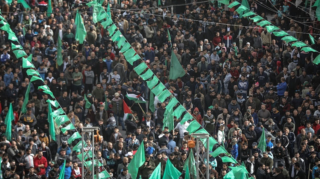 حماس تحتفل بذكرى انطلاقتها الـ 32 في قطاع غزة