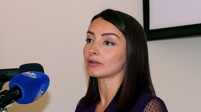 Leyla Abdullayeva, Azerbaijan's Foreign Ministry spokeswoman