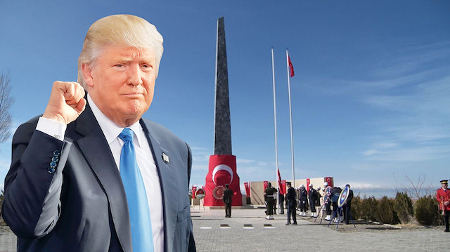 ABD Başkanı Trump - Zeve Şehitliği