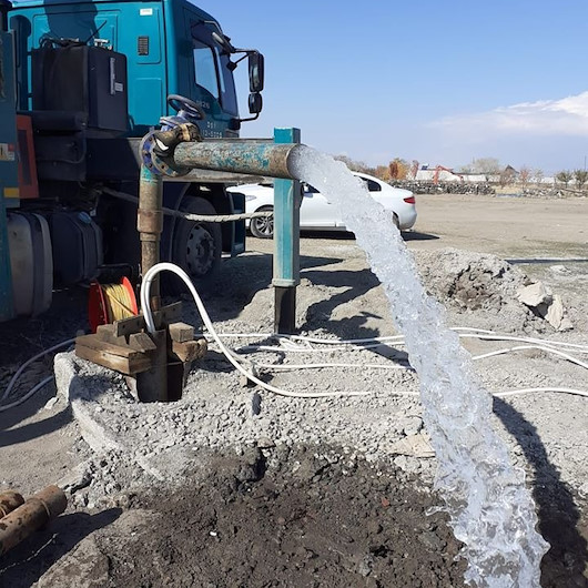 Kuruyan kuş cennetine can suyu
