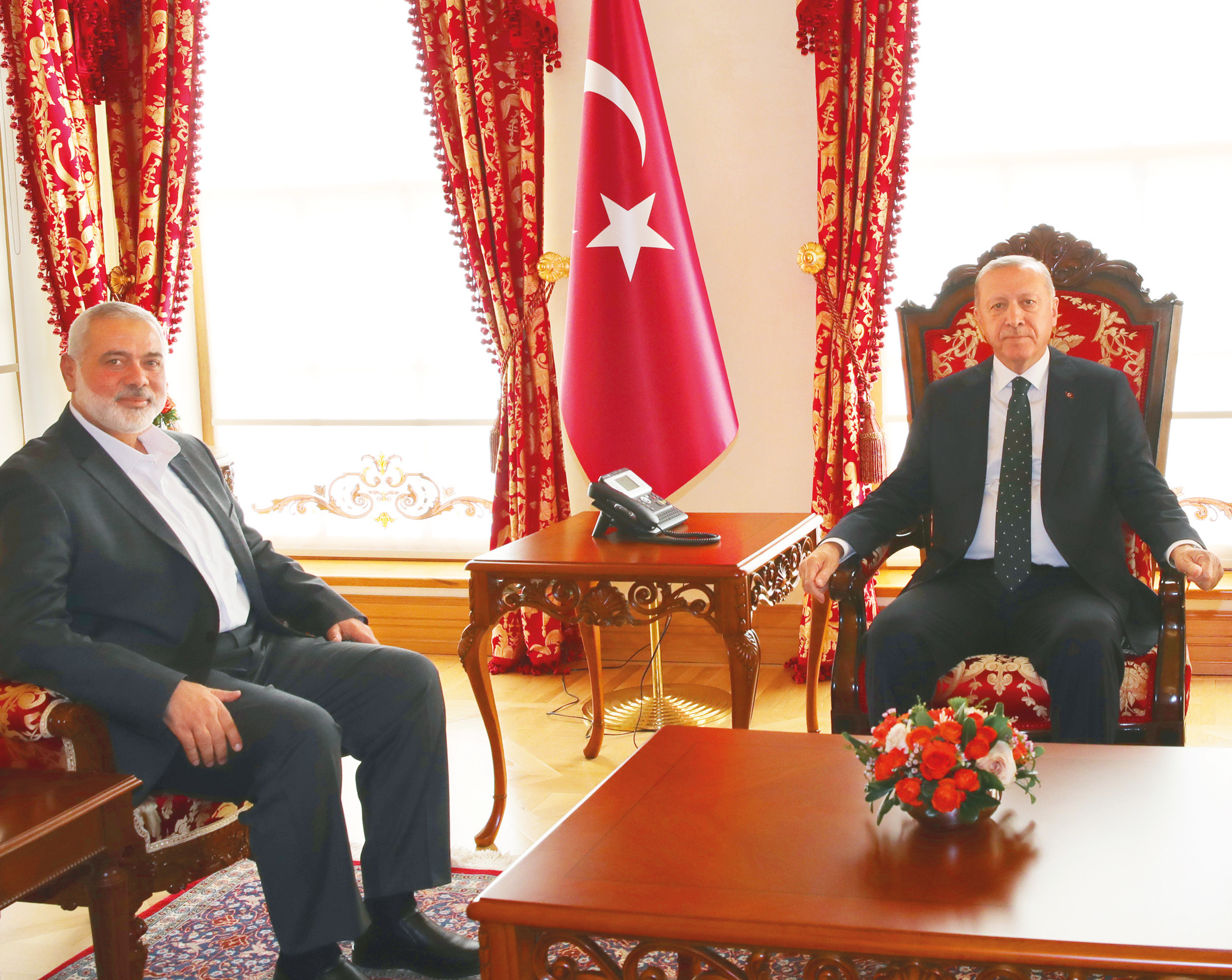 Recep Tayyip Erdoğan ve İsmail Heniyye