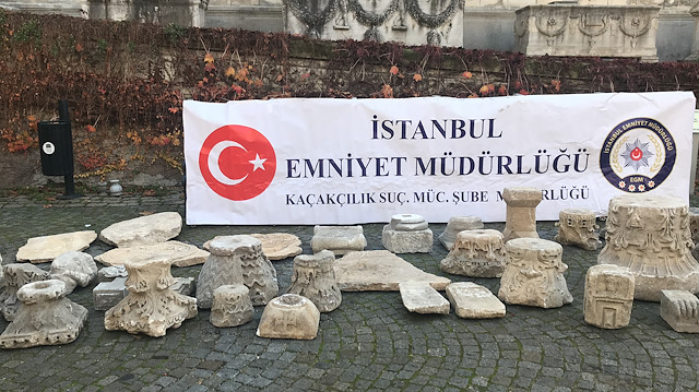مكافحة مهربي الآثار في اسطنبول توقف شخصين