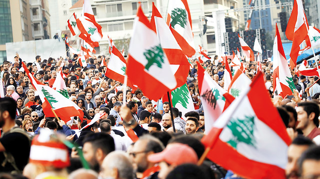 Lübnan protesto