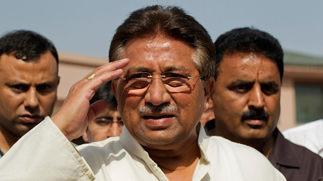 Pakistan's former President and head of the All Pakistan Muslim League (APML) political party Pervez Musharraf