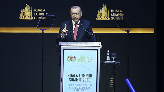 Cumhurbaşkanı Erdoğan Kuala Lumpur Zirvesi'nde