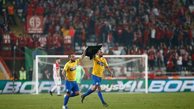 Ankaragücülü futbolcuların gol sevinci