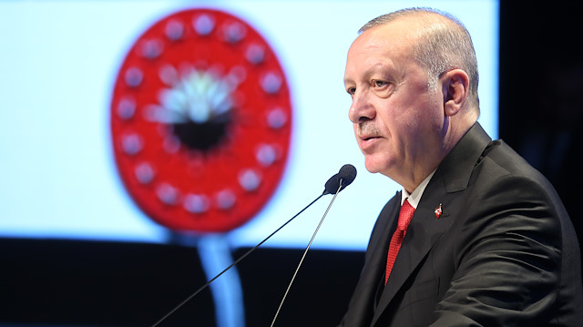 Cumhurbaşkanı Erdoğan, ödül töreninde konuştu. 