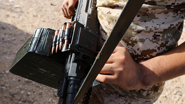A member of Libya's internationally recognised government forces