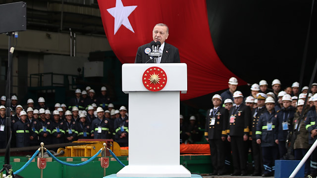 Cumhurbaşkanı Erdoğan: KKTC ve Libya ile başlattığımız süreçlerden vazgeçersek, bize denize girecek kıyı, olta atacak sahil bile bırakmayacaklar