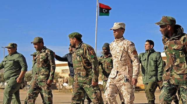Libya'daki meşru Trablus hükümet güçleri.