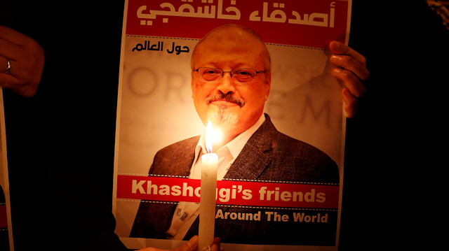 Poster of Saudi journalist Jamal Khashoggi