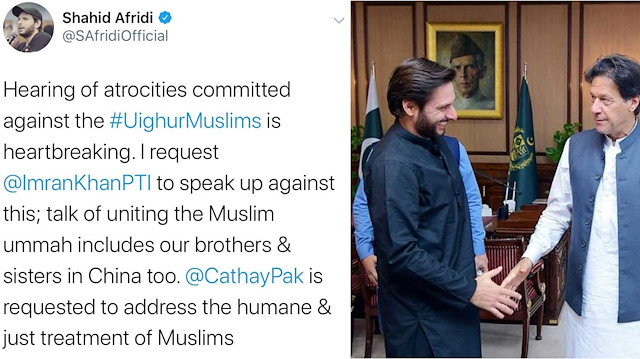Pakistani cricket star deletes tweet supporting Uyghur Muslims