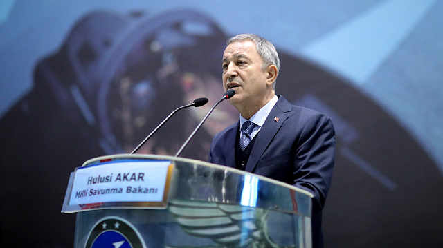 Turkish National Defence Minister Hulusi Akar 