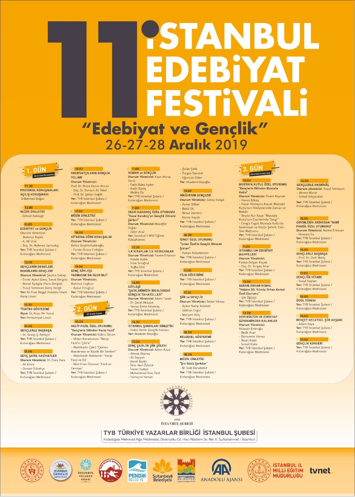 Festival programı