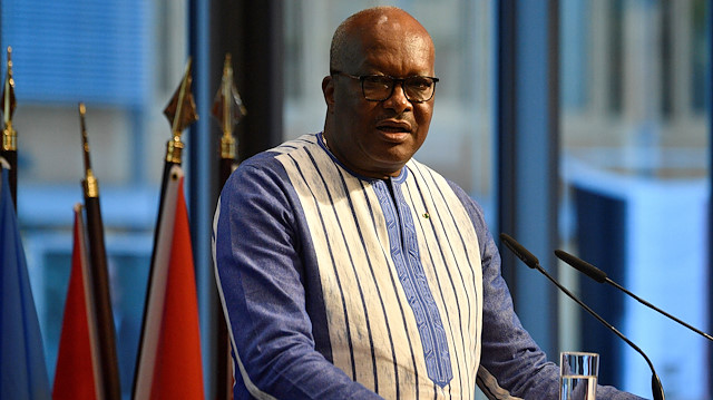 Burkina Faso's President Roch Marc Christian Kabore 