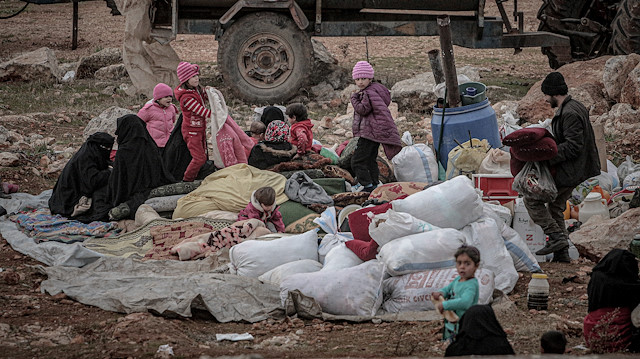 Suriyelerin göç mücadelesi sürüyor.