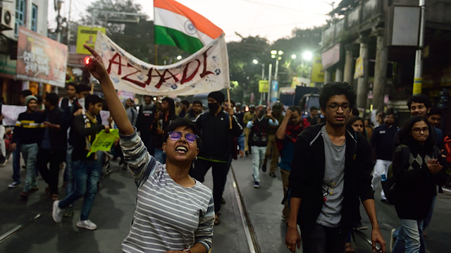 File photo: Demonstration against India's new citizenship law in Kolkata  