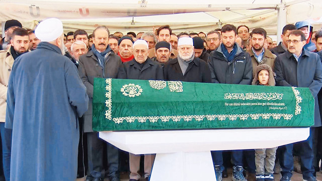 Abdurrahman Emin Üstün'ün cenaze töreni