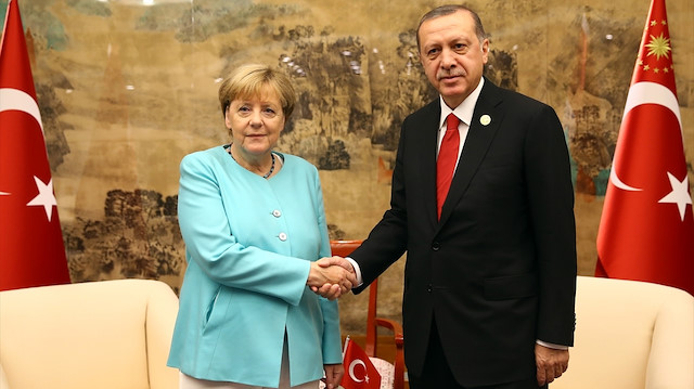 Angela Merkel - Recep Tayyip Erdoğan 