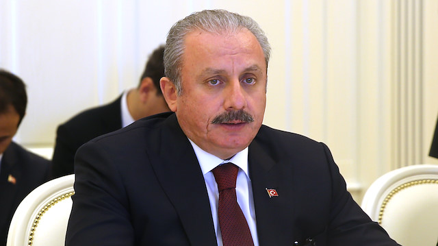 Turkey's Parliament Speaker Mustafa Şentop