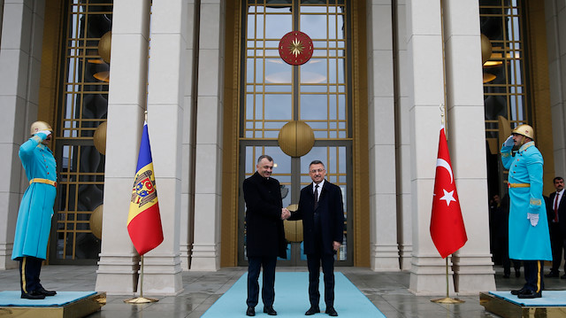 Moldovan Prime Minister Ion Kiku & Turkish Vice President Fuat Oktay