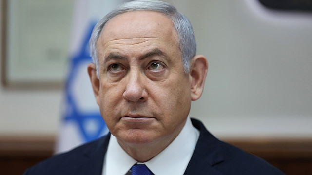 Israeli Prime Minister Benjamin Netanyahu attends the weekly cabinet meeting in Jerusalem, Israel, December 29, 2019. Abir Sultan/Pool via REUTERS

