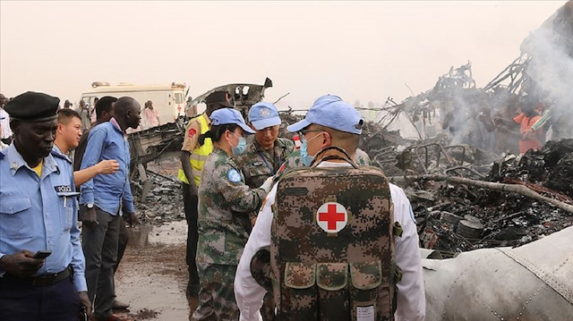 Uçaktaki 7 kişilik mürettebat ile 4'ü çocuk, 11 sivilden kurtulan olmadığı belirtildi.