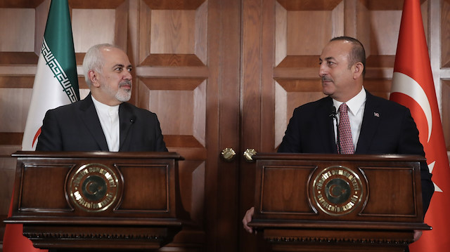 Iranian Foreign Minister Mohammad Javad Zarif & Turkish Foreign Minister Mevlüt Çavuşoğlu 