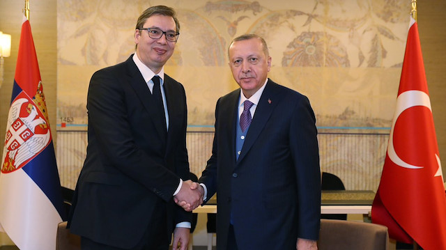 Cumhurbaşkanı Erdoğan ve Sırbistan Cumhurbaşkanı Vucic