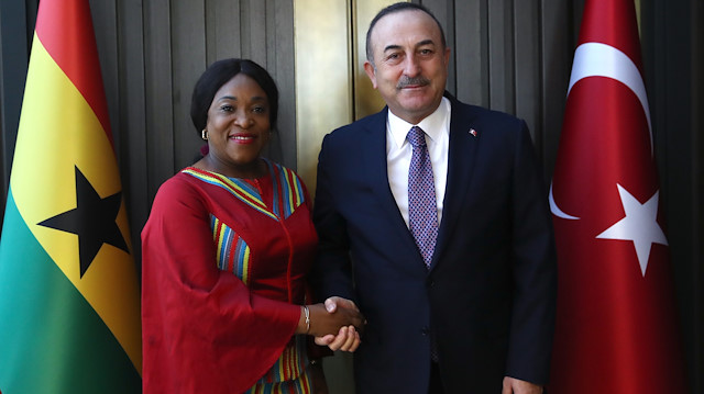 Dışişleri Bakanı Çavuşoğlu, Ganalı mevkidaşı ile bir araya geldi.