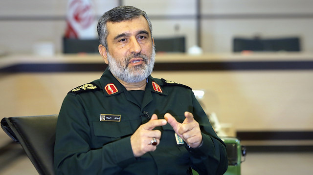 İran Devrim Muhafızları Hava Kuvvetleri Komutanı General Emir Ali Hacızade.