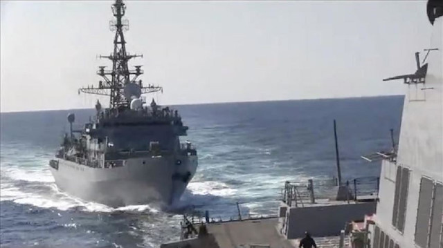 البحرية الأمريكية: سفينة حربية روسية كادت تصطدم بمدمرة لنا